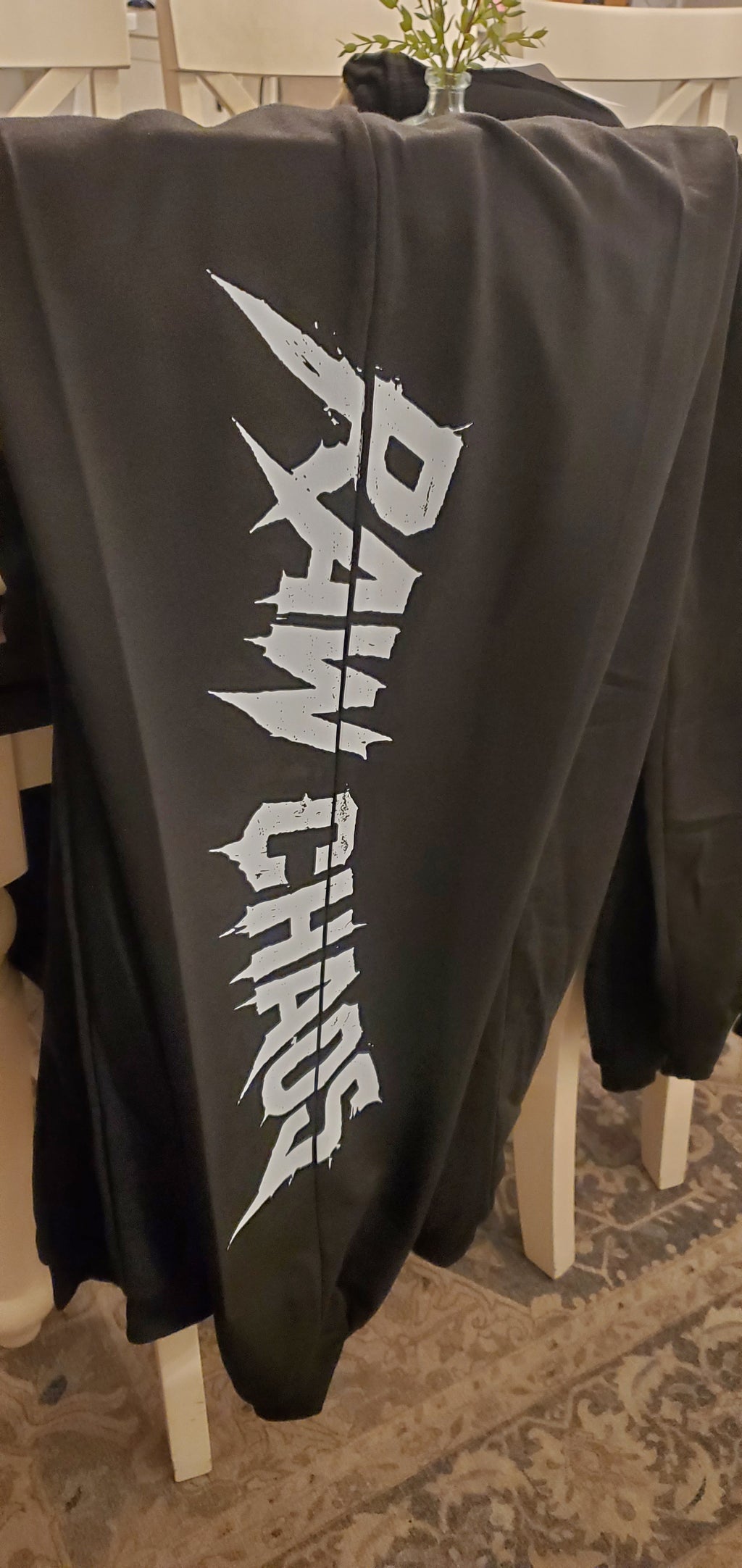 JOGGERS! jagged logo option! with draw string very comfortable! cuffed at the ankle!