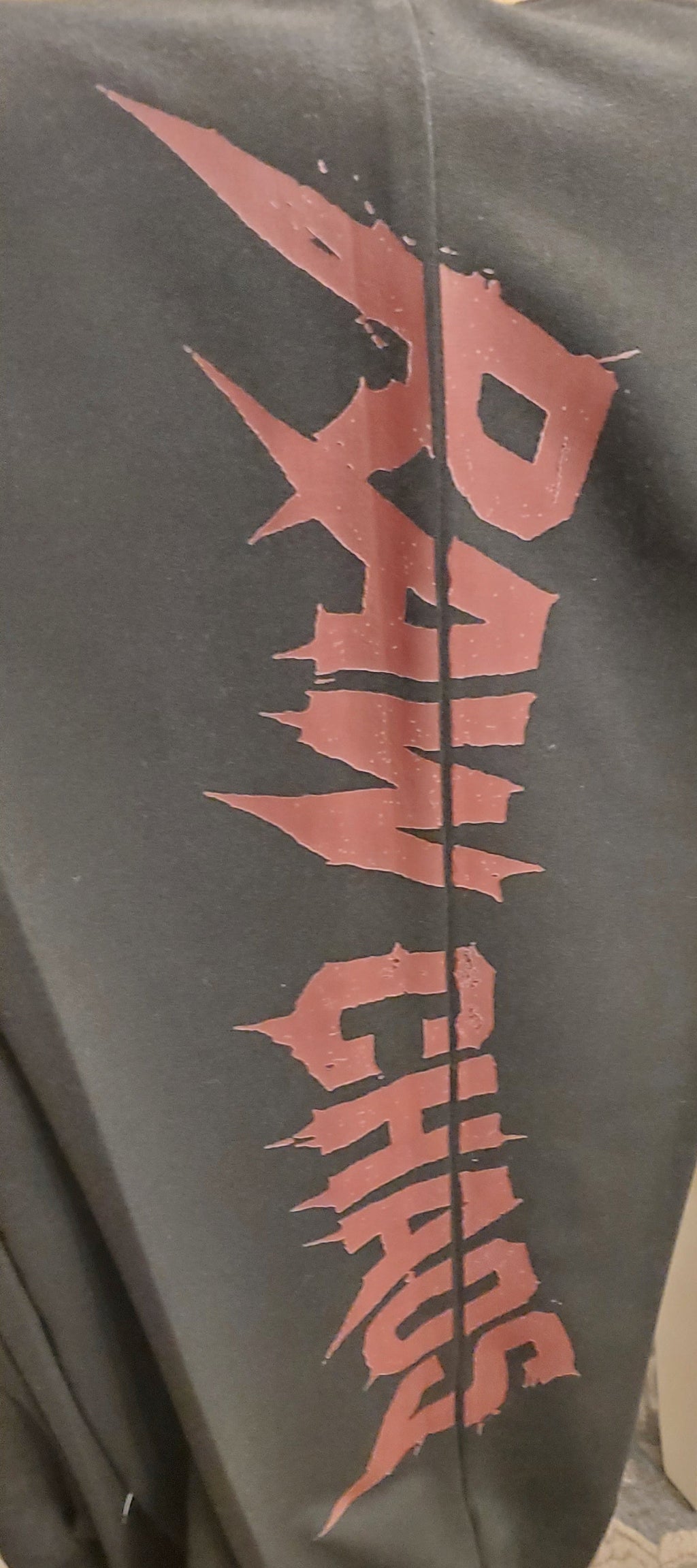 Wide leg pants!  Vamp logo!cotton blend.