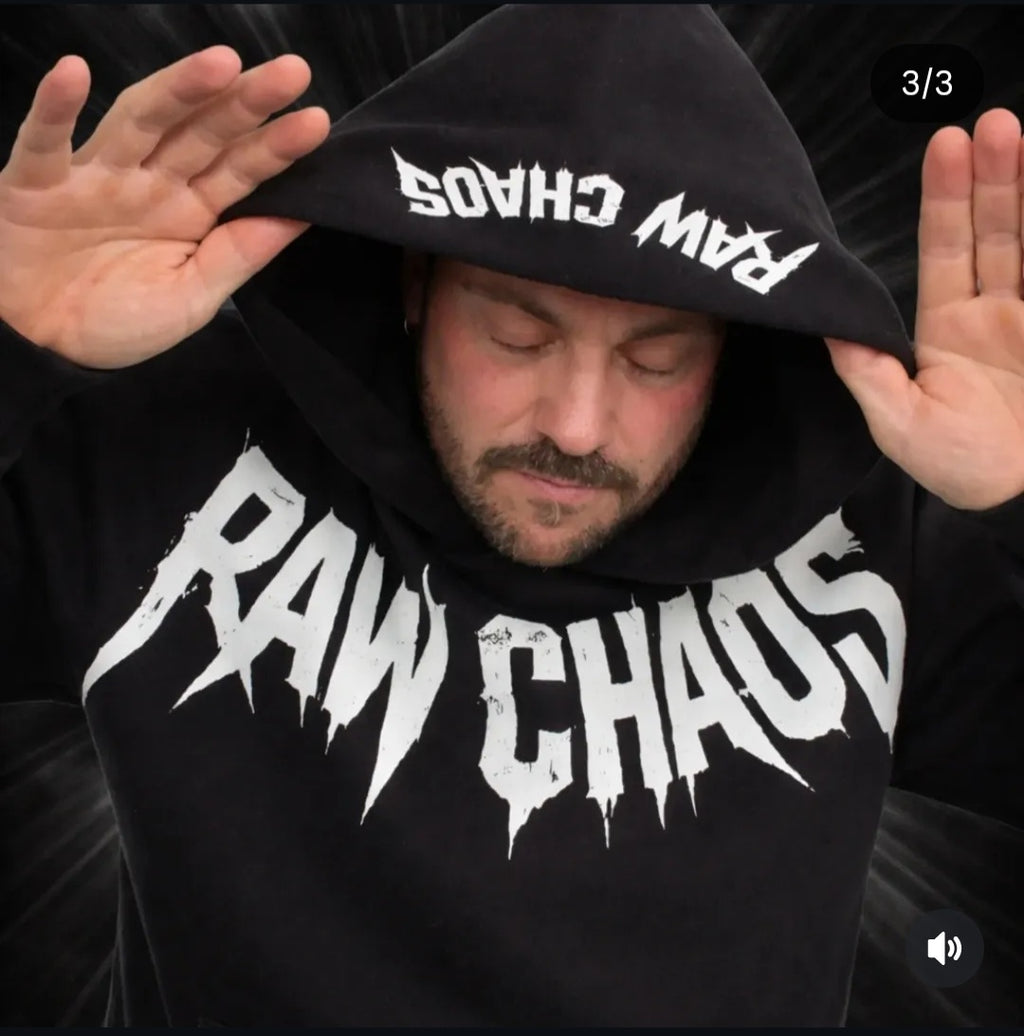 Heavy cotton hoodie in BLack