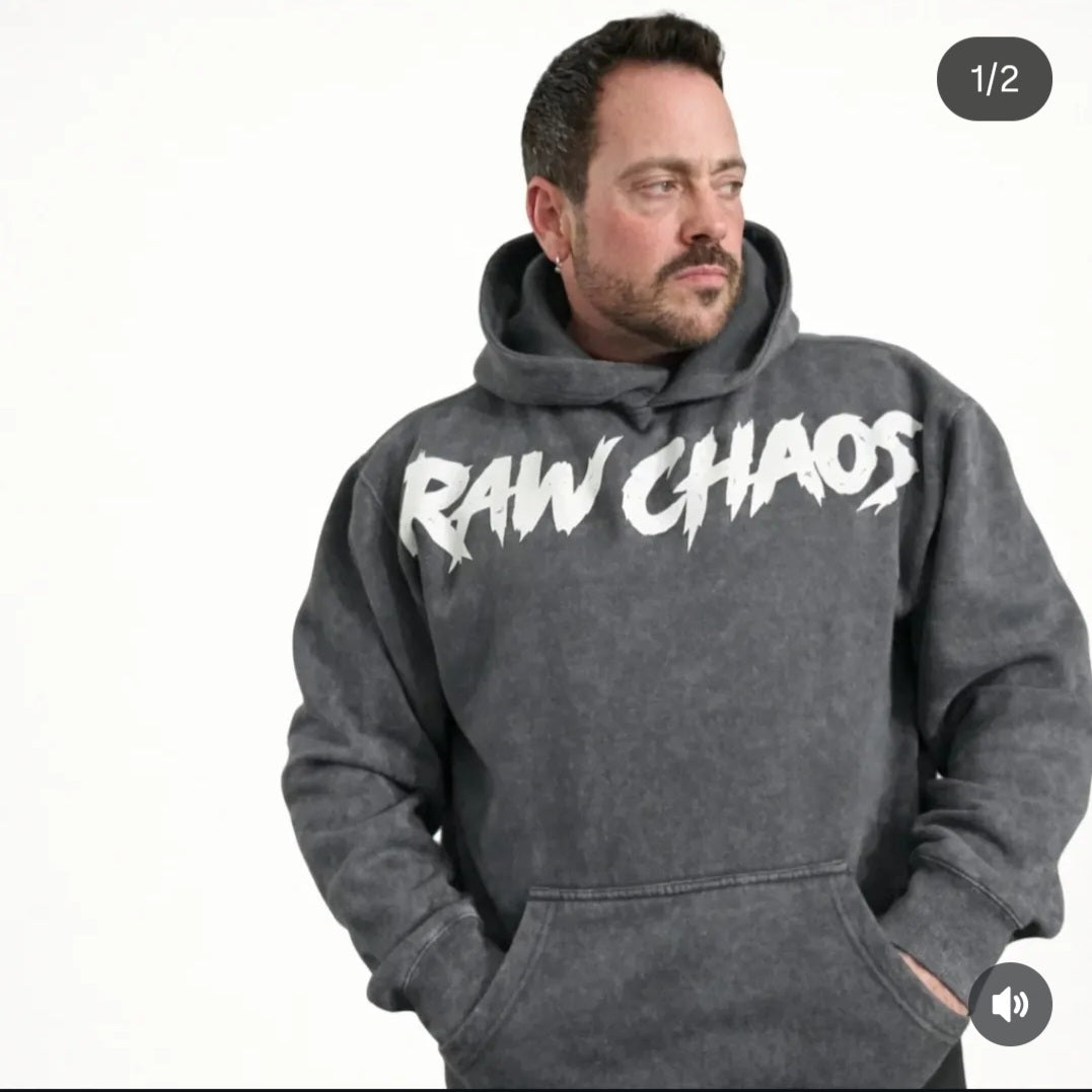 heavy cotton hoodie two logo!