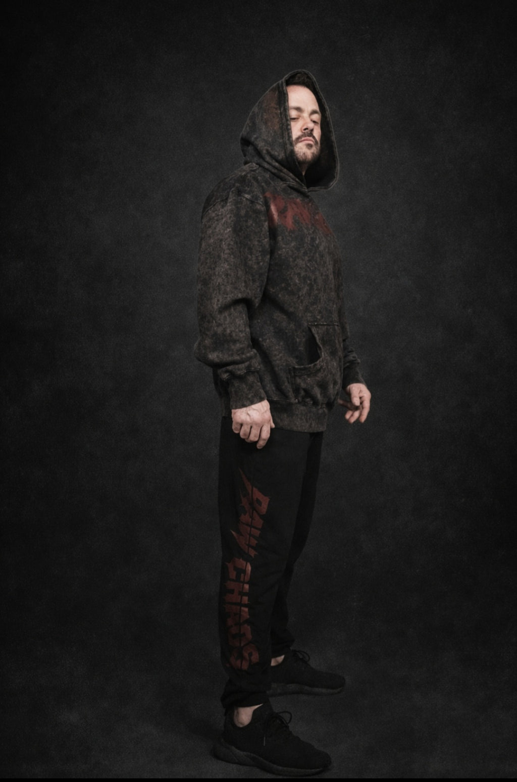 JOGGERS! jagged logo option! with draw string very comfortable! cuffed at the ankle!
