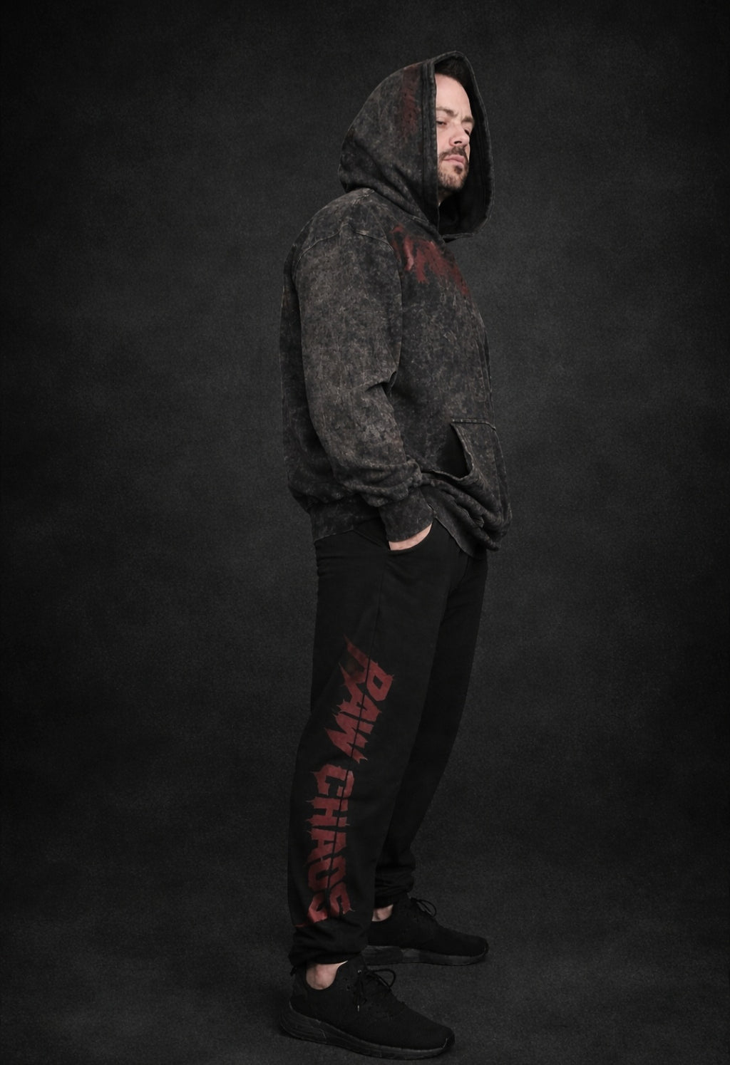 JOGGERS! jagged logo option! with draw string very comfortable! cuffed at the ankle!