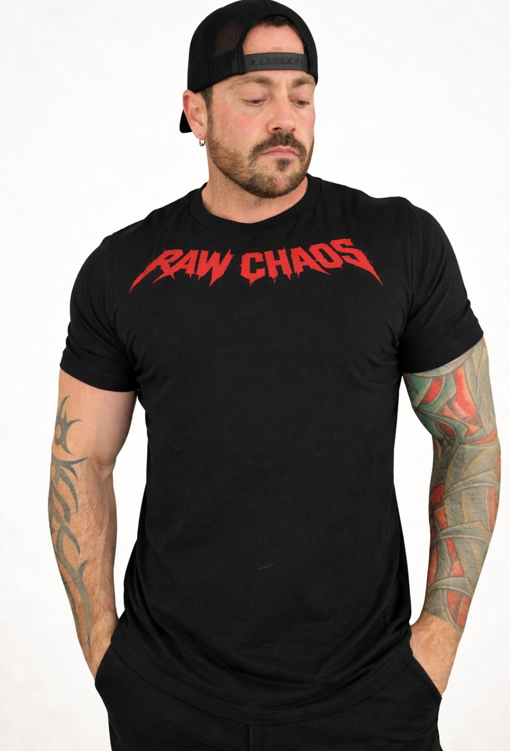 cotton blend muscle shirt!  choose your logo color!