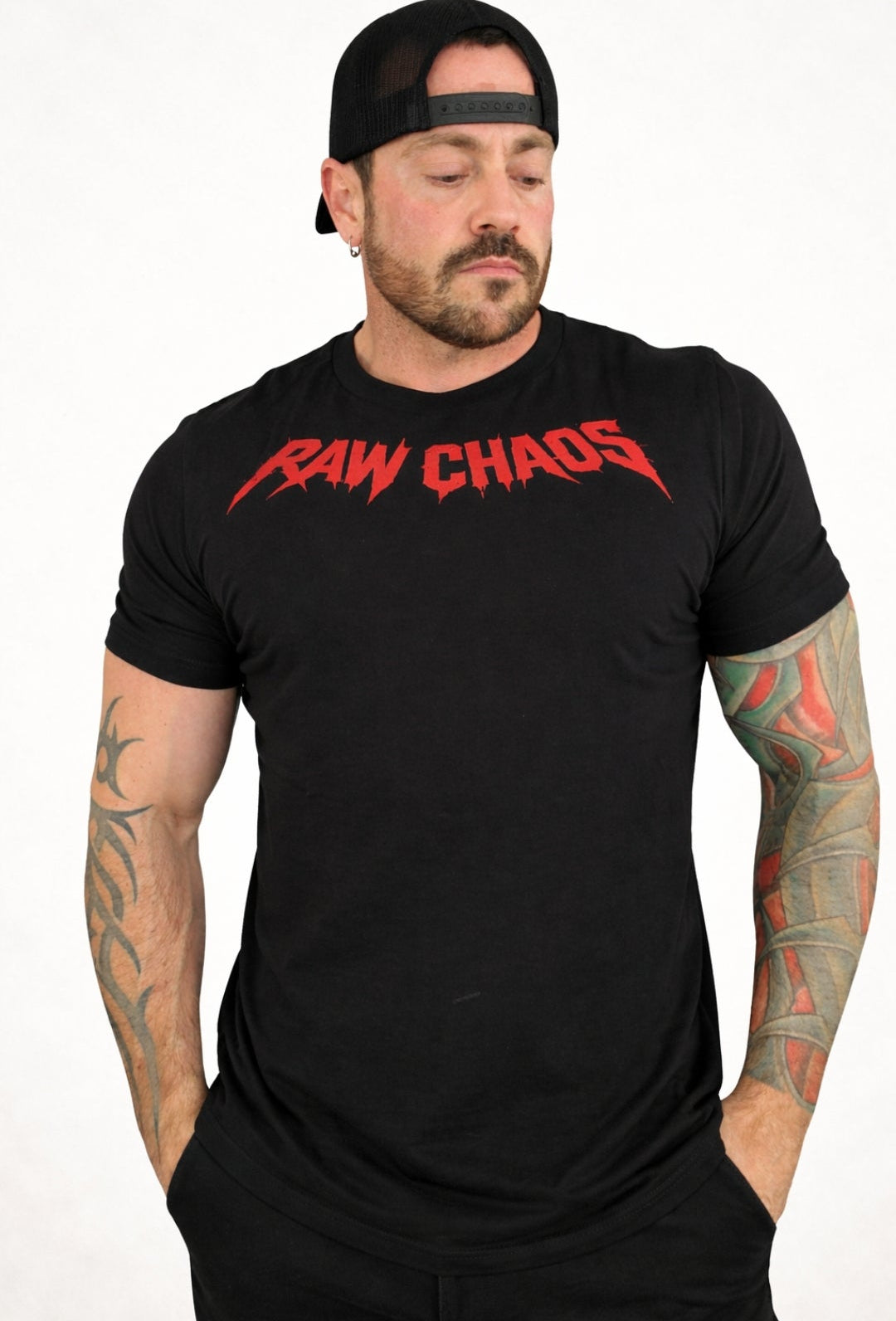 cotton blend muscle shirt!  choose your logo color!