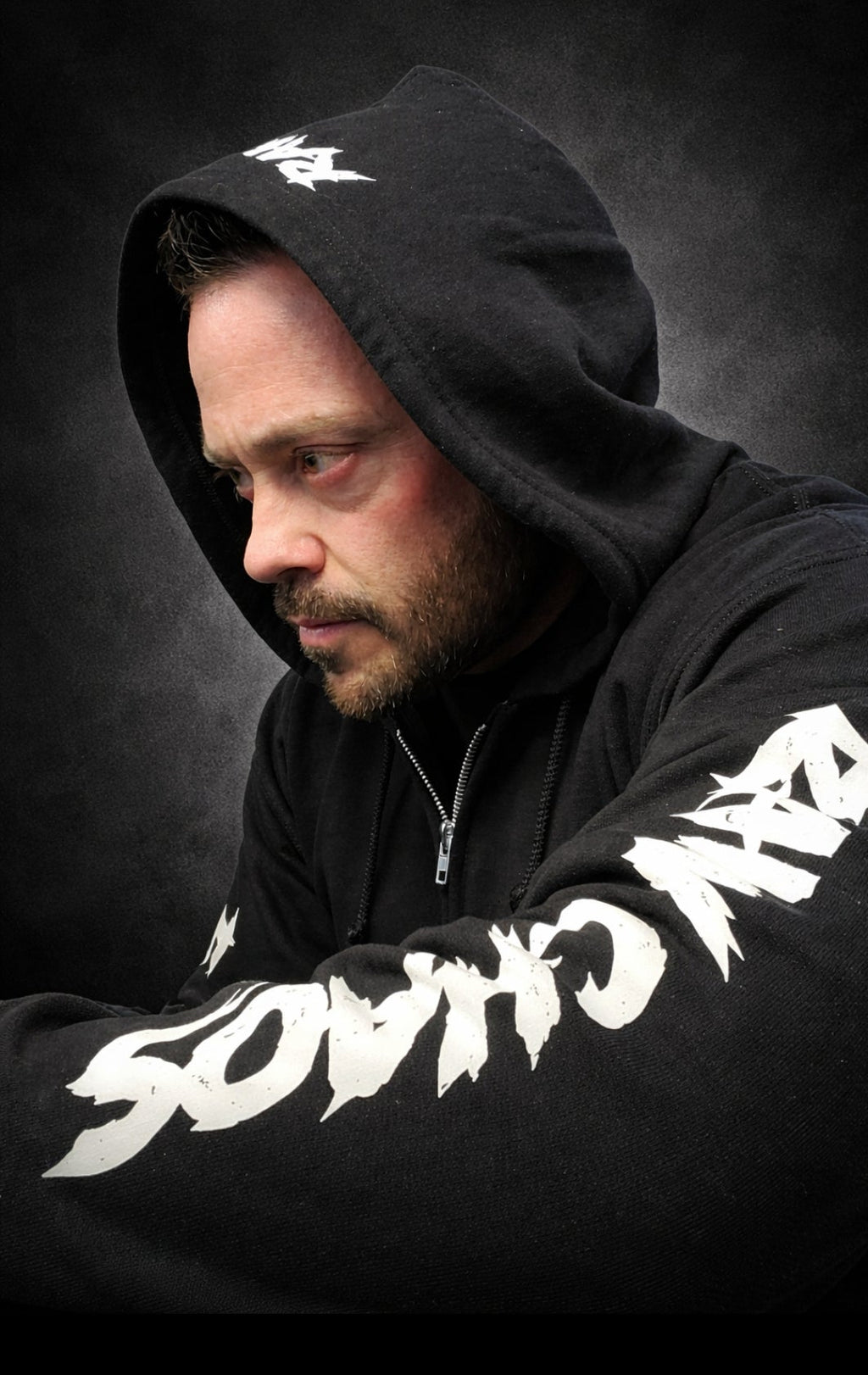ZIP UP HOODIE!  light weight zip up hoodie! choose your logo color!