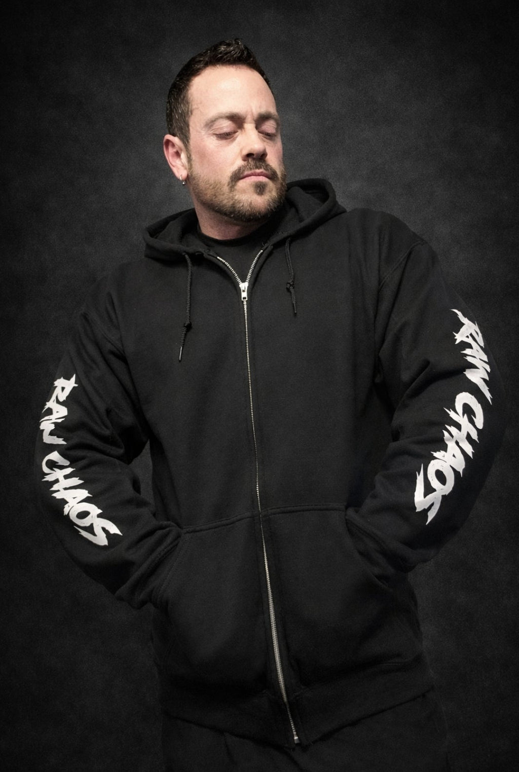 ZIP UP HOODIE!  light weight zip up hoodie! choose your logo color!