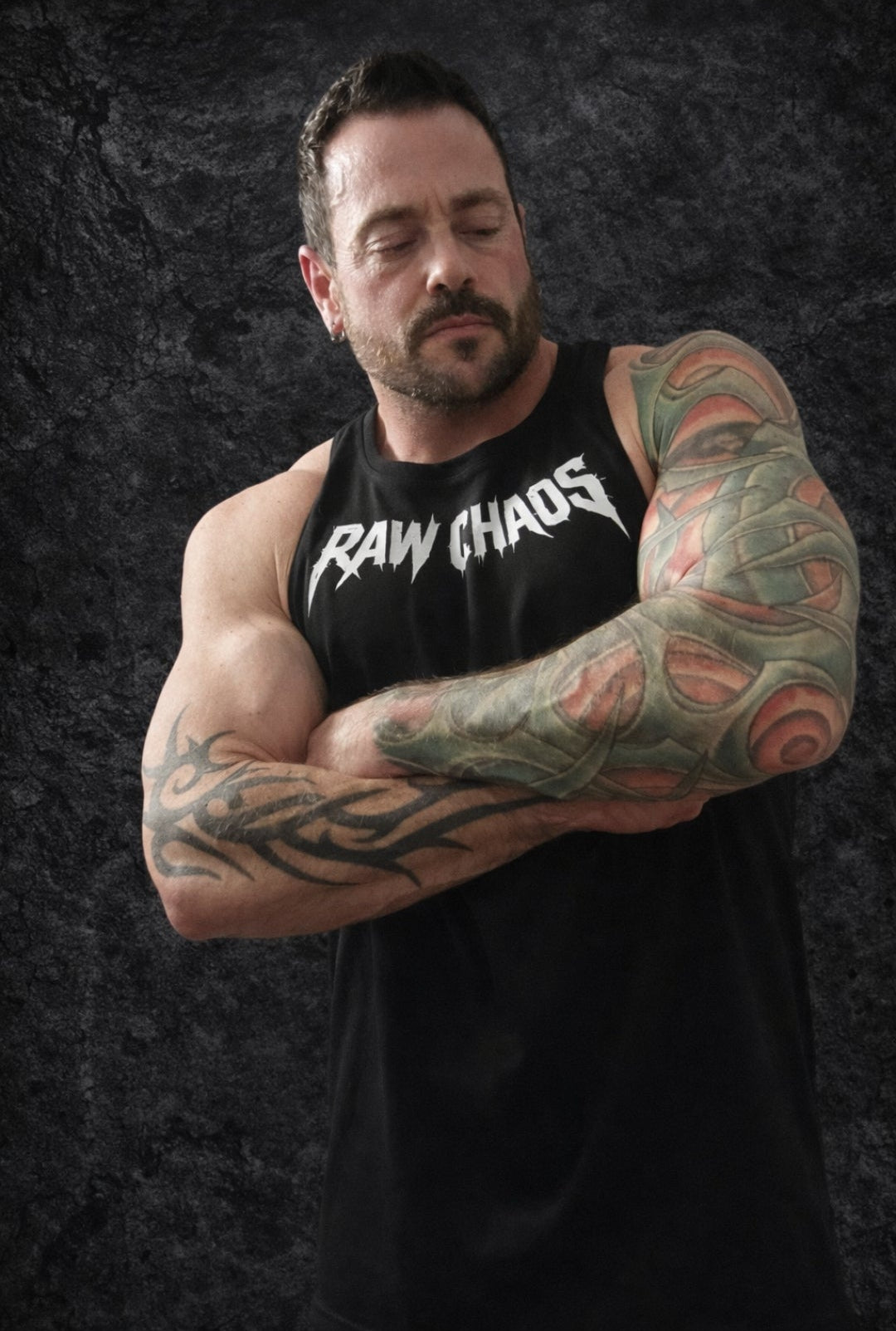 open back (CUTTOFF!)  workout shirt cotton blend In black! The perfect cut! Choose your logo color!