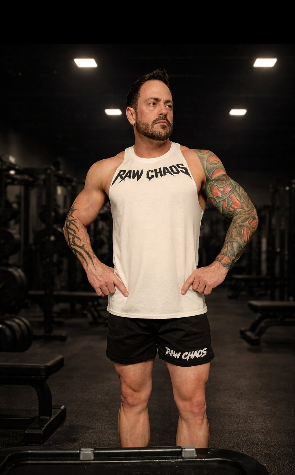 open back (Cutoff!!)  In white. choose your logo color!