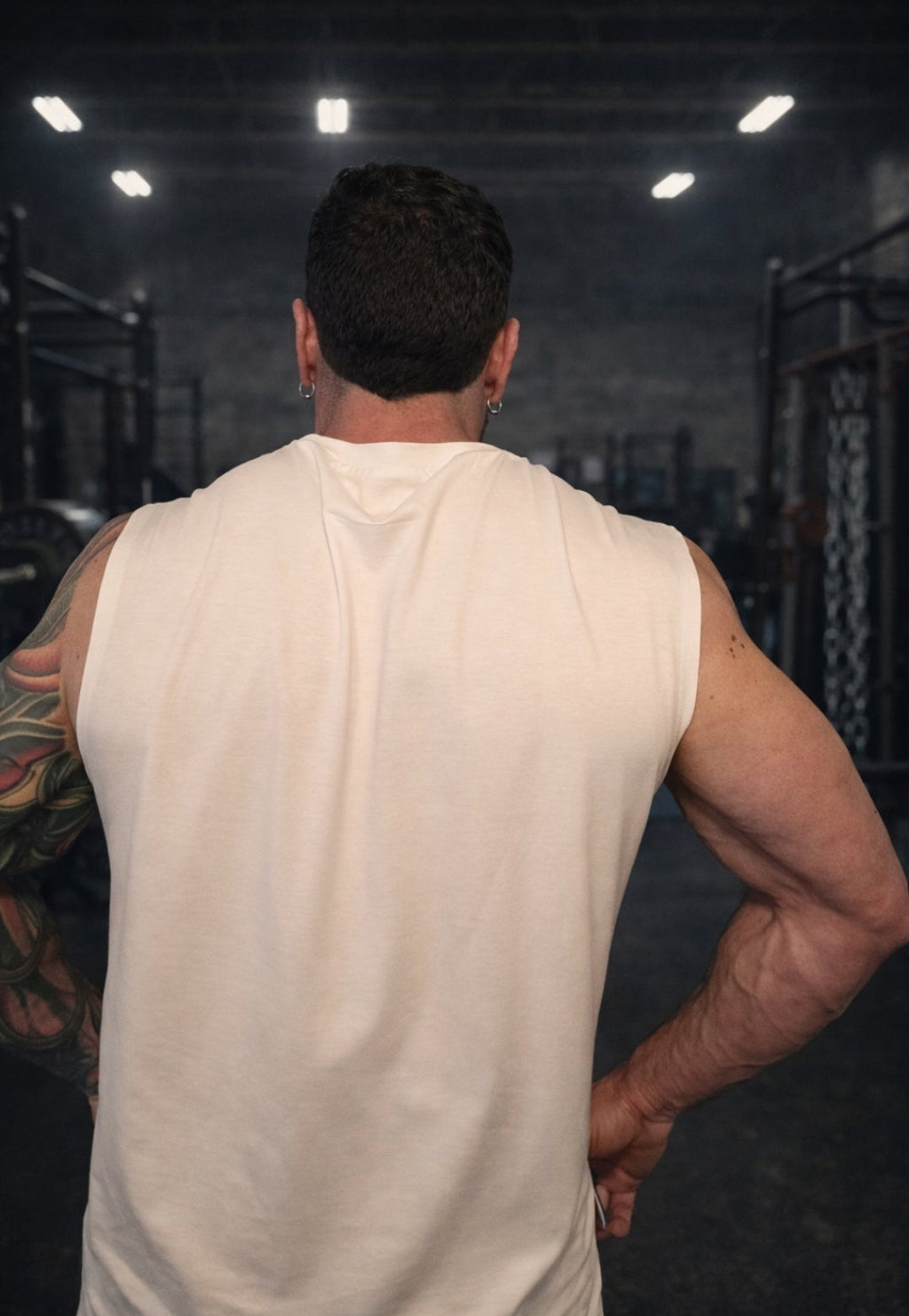 (closed back CUTOFF!) in white