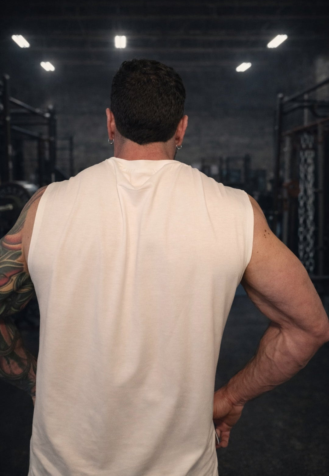 (closed back CUTOFF!) in white