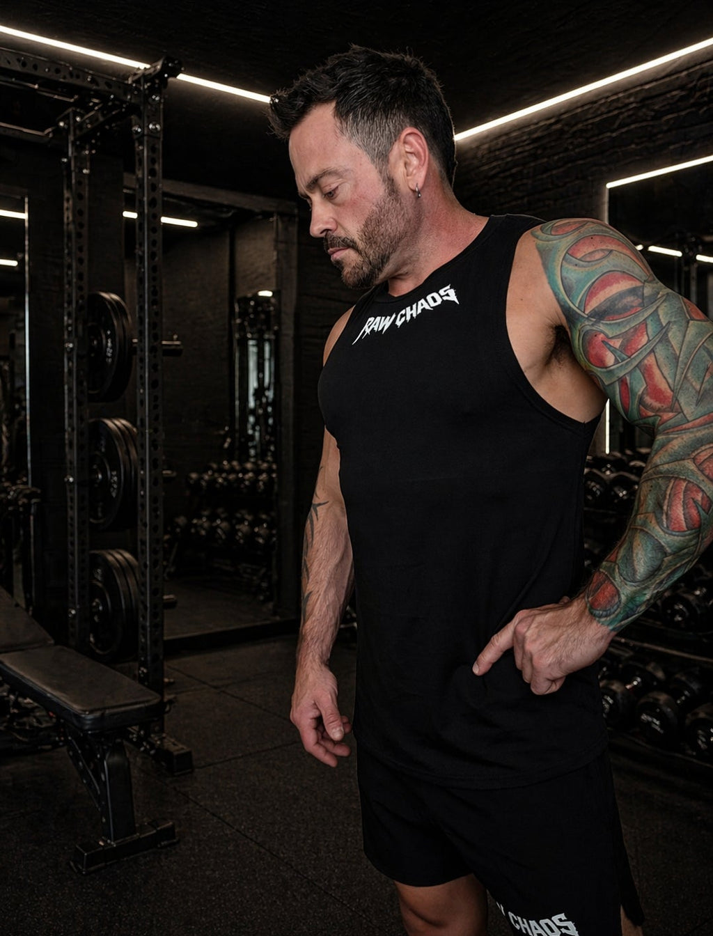 (Cutoff) (Athletic Dry fit) material! choose your logo color New logo available (thorn) logo (razor) logo!!