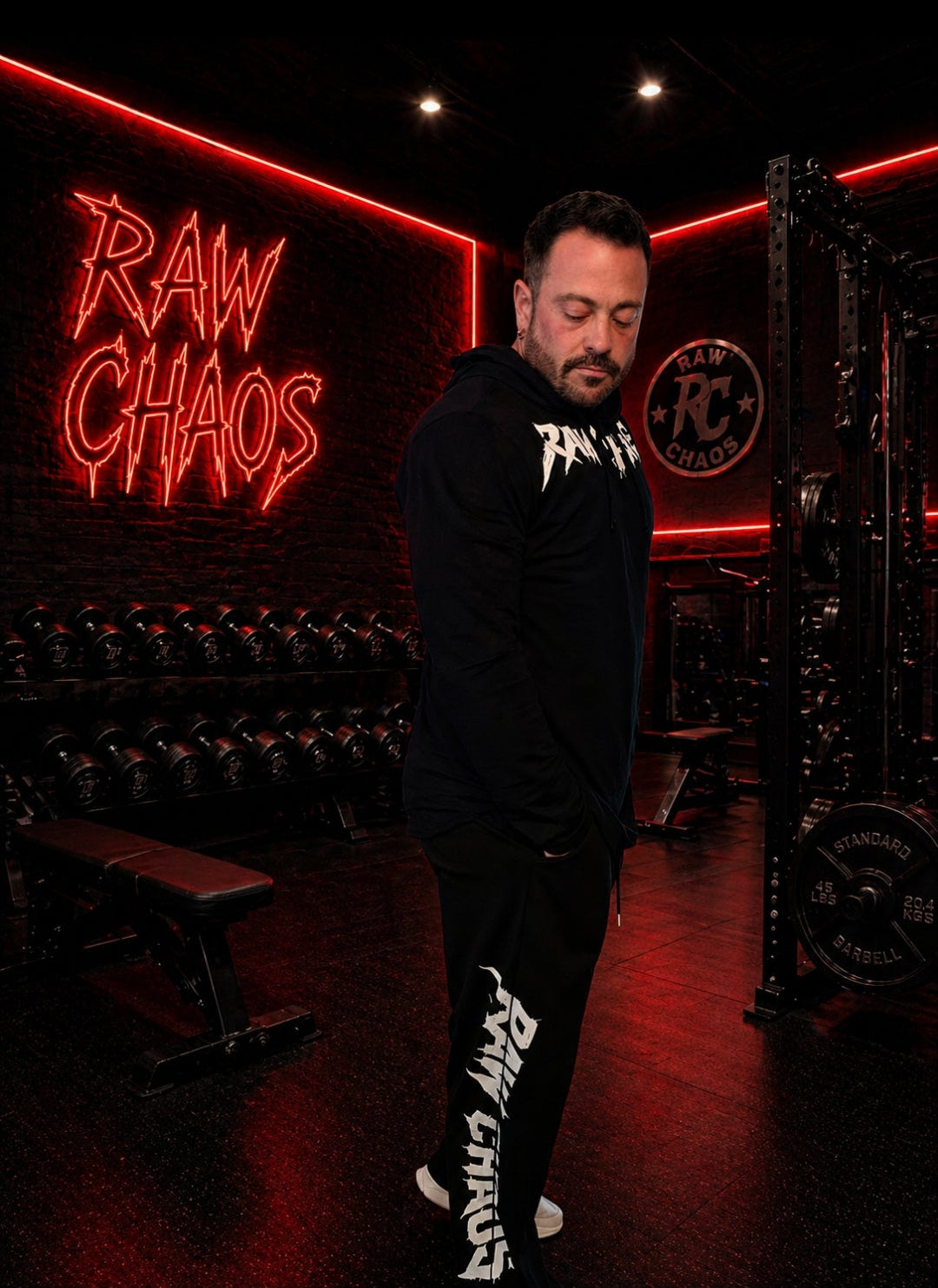 MUSCLE HOODIE! in 3 colors NOW! new (thorn) and (razor) logo option! white logo only.