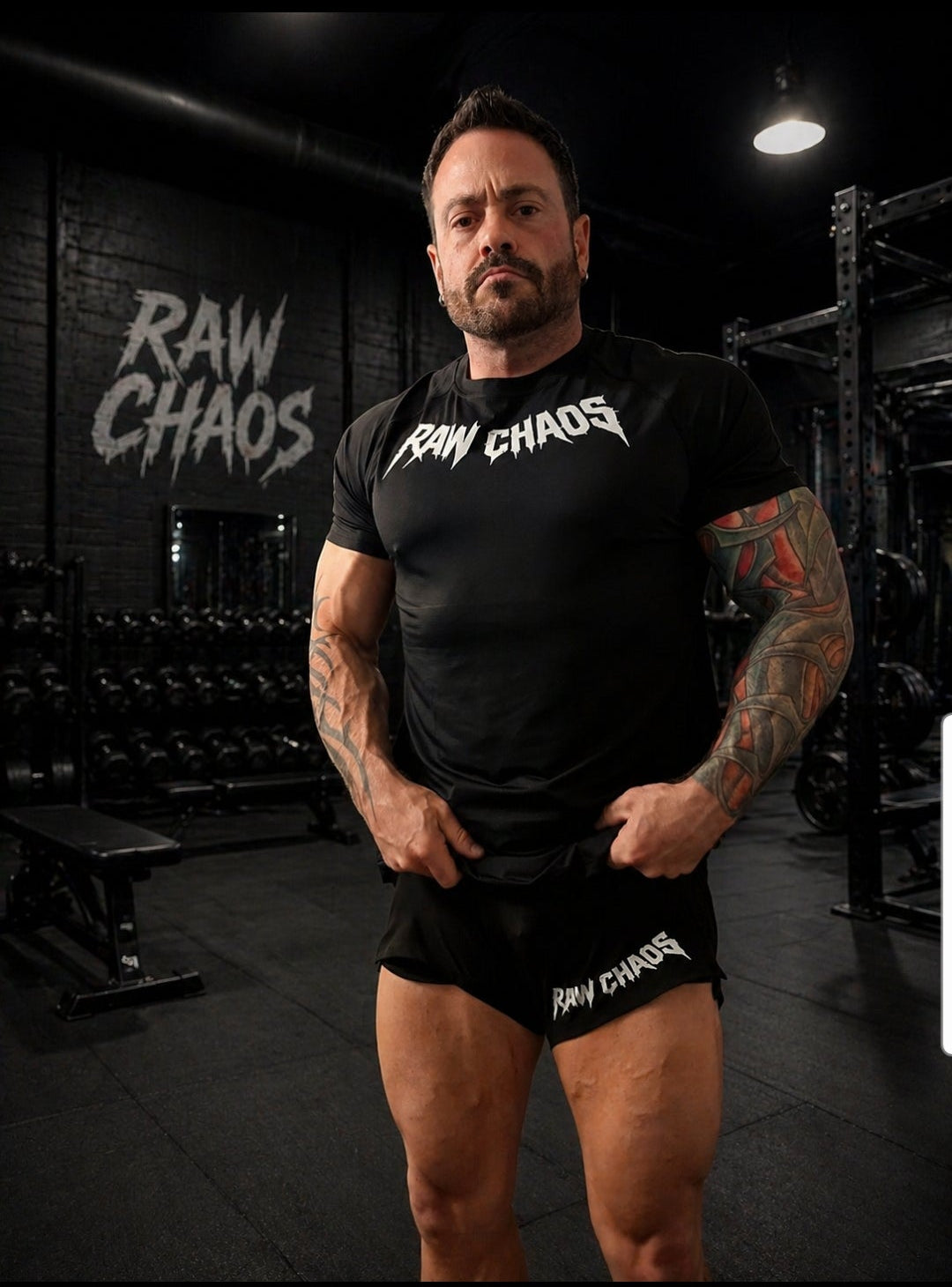SHORTS!  alternate logo! Raw Chaos.