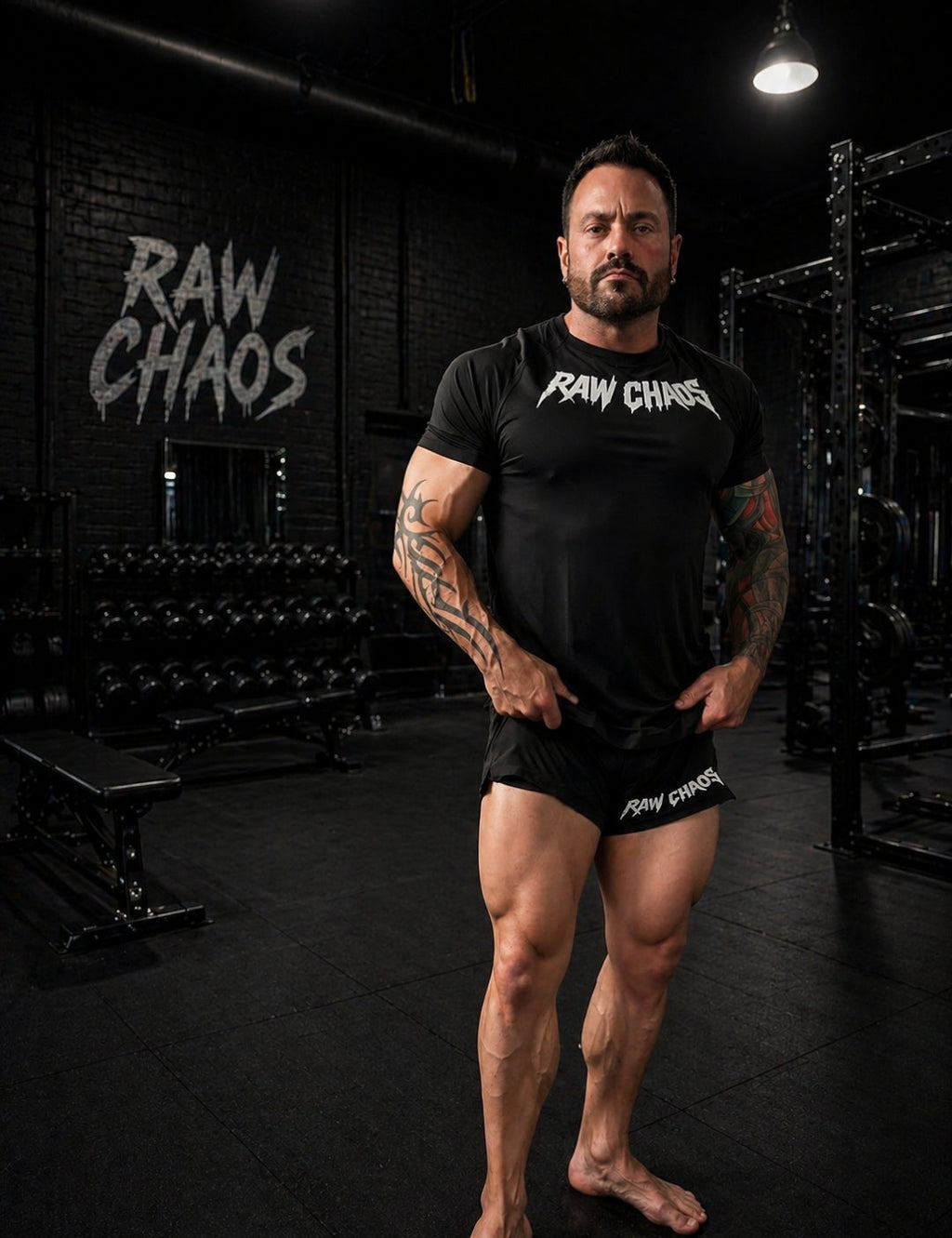 SHORTS!  alternate logo! Raw Chaos.