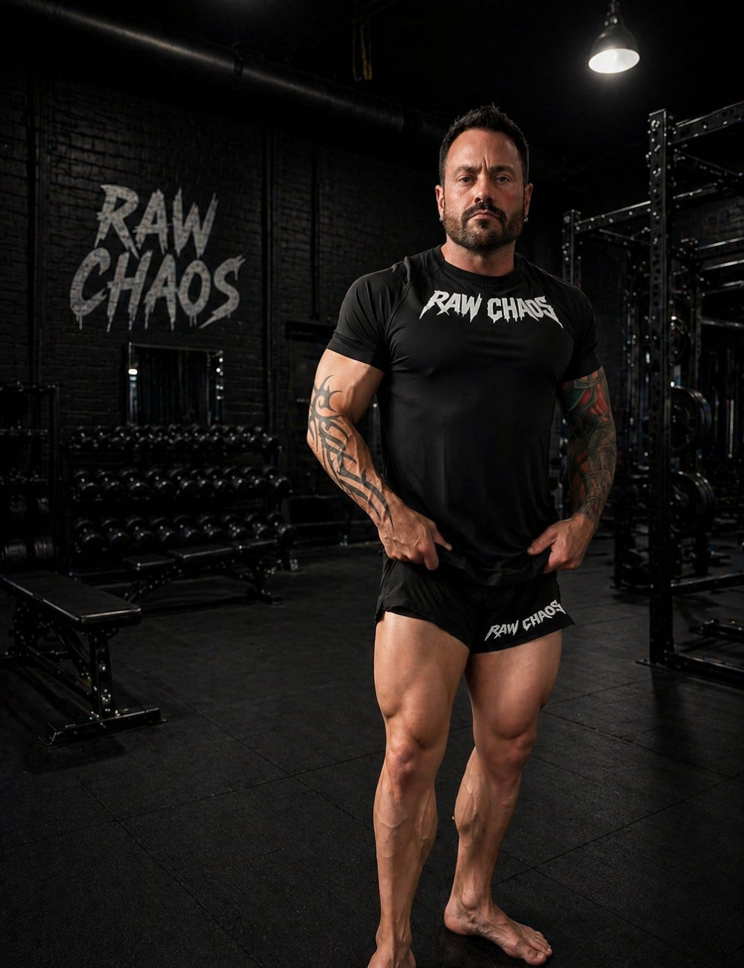SHORTS!  alternate logo! Raw Chaos.