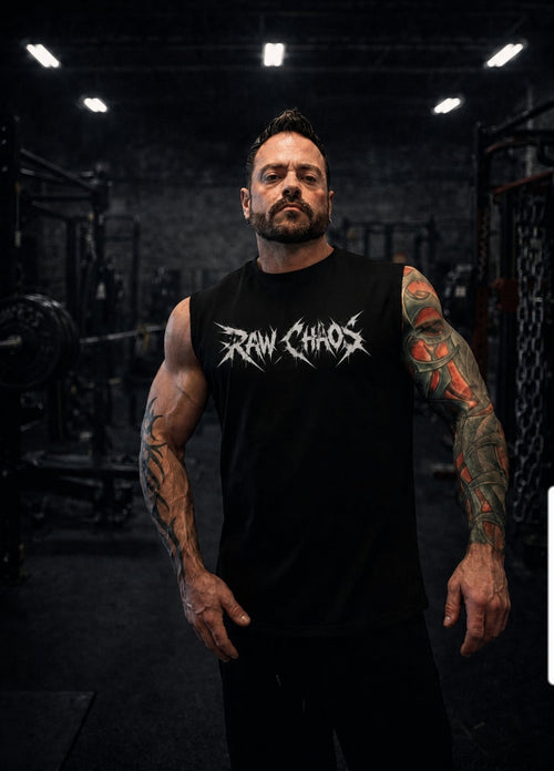 (Closed back cutoff!)  sporty cutoff!!! In black! Choose your logo color!! (Thorn)(razor) logo available!