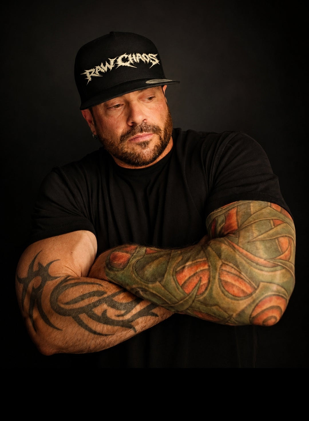 Trucker Hats! Raw Chaos thorn logo! BLACK