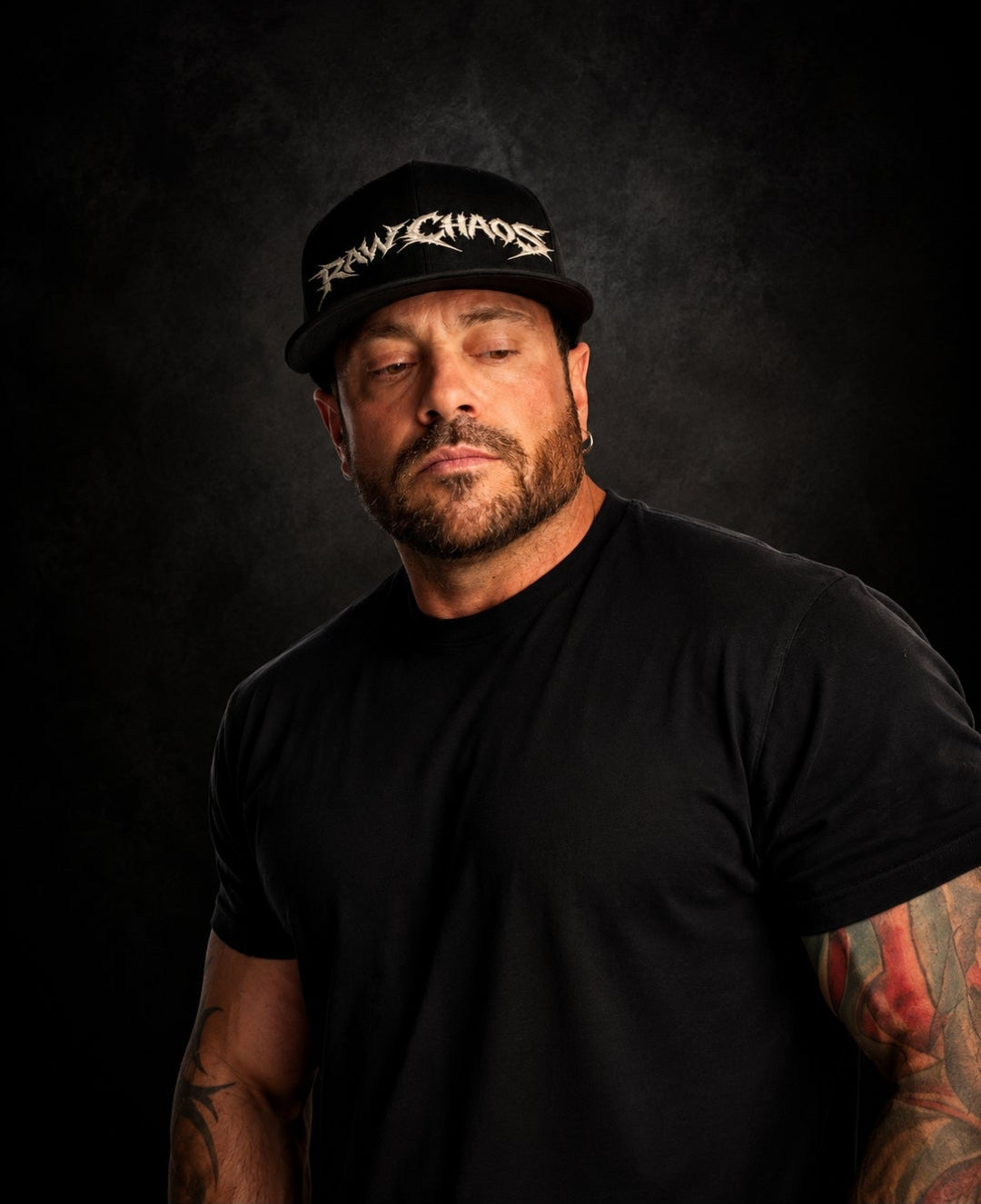 Trucker Hats! Raw Chaos thorn logo! BLACK