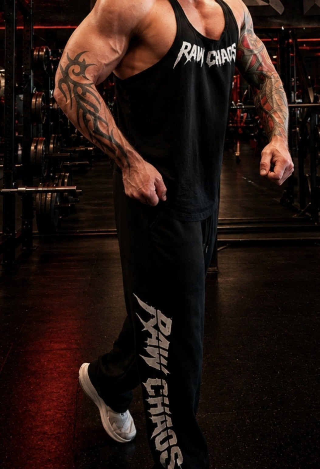 Wide leg pants!  Vamp logo!cotton blend.