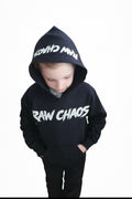 children's hoodies black! pick your logo color!