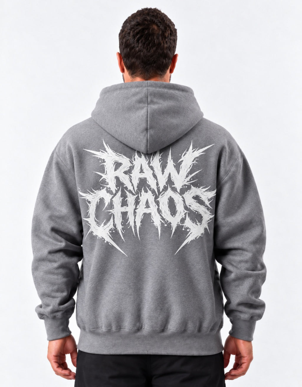 Hoodie! cloud of thorns logo's! graphite HTR Grey