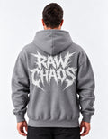 Hoodie! cloud of thorns logo's! graphite HTR Grey