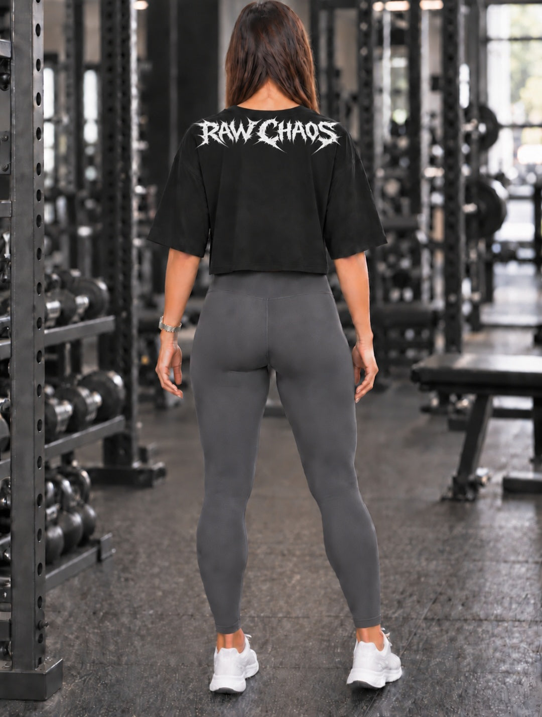 Womens crop top! Thorns logo! Across the shoulders!