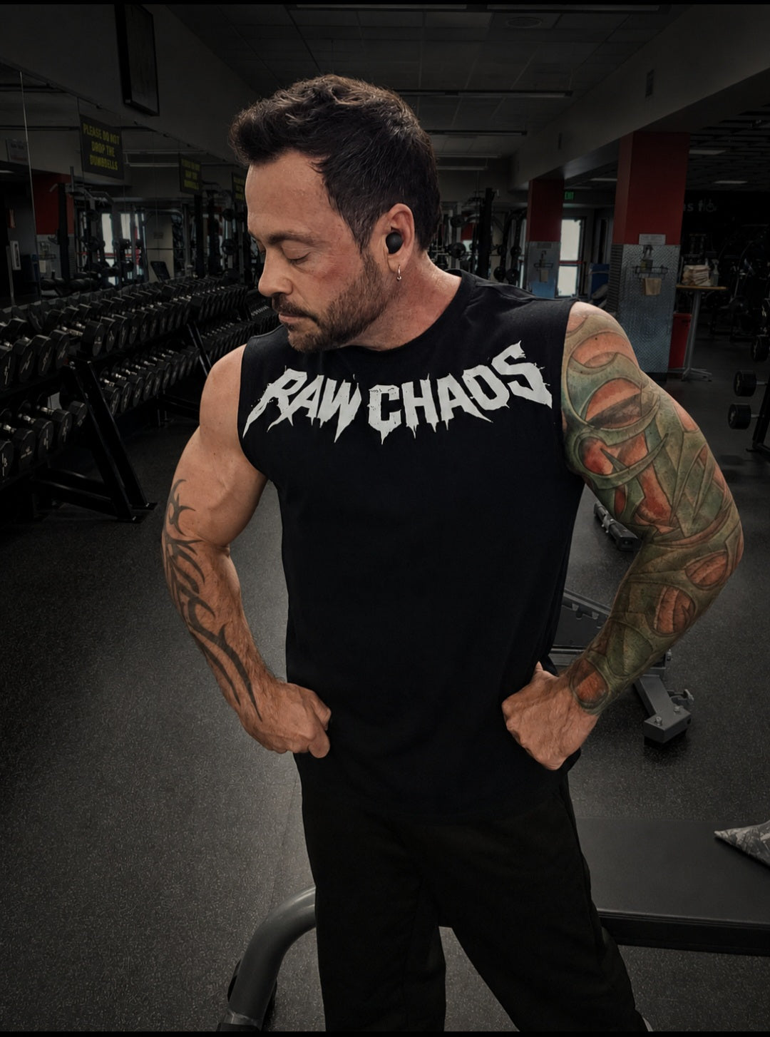 (Closed back cutoff!)  sporty cutoff!!! In black! Choose your logo color!! (Thorn)(razor) logo available!