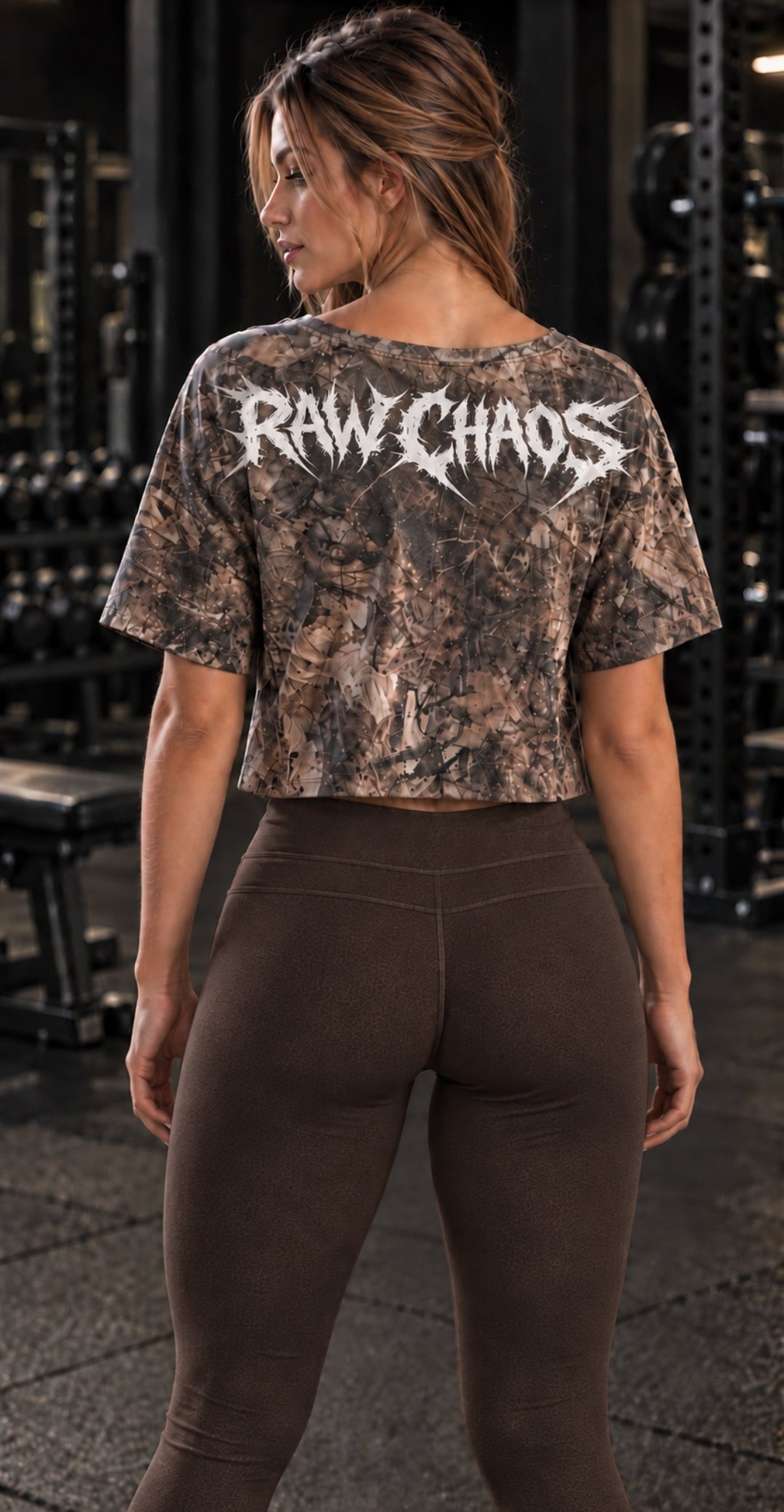 Womens camo crop top! Thorn's logo!
