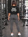 Womens crop top! Cloud of thorns logo 3-d version.