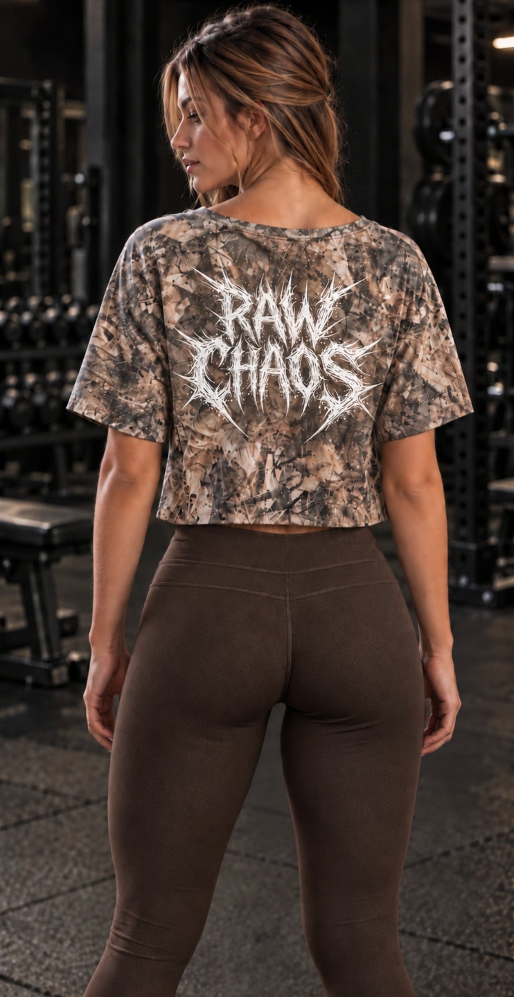 Womens camo crop top! Cloud of thorns logo!