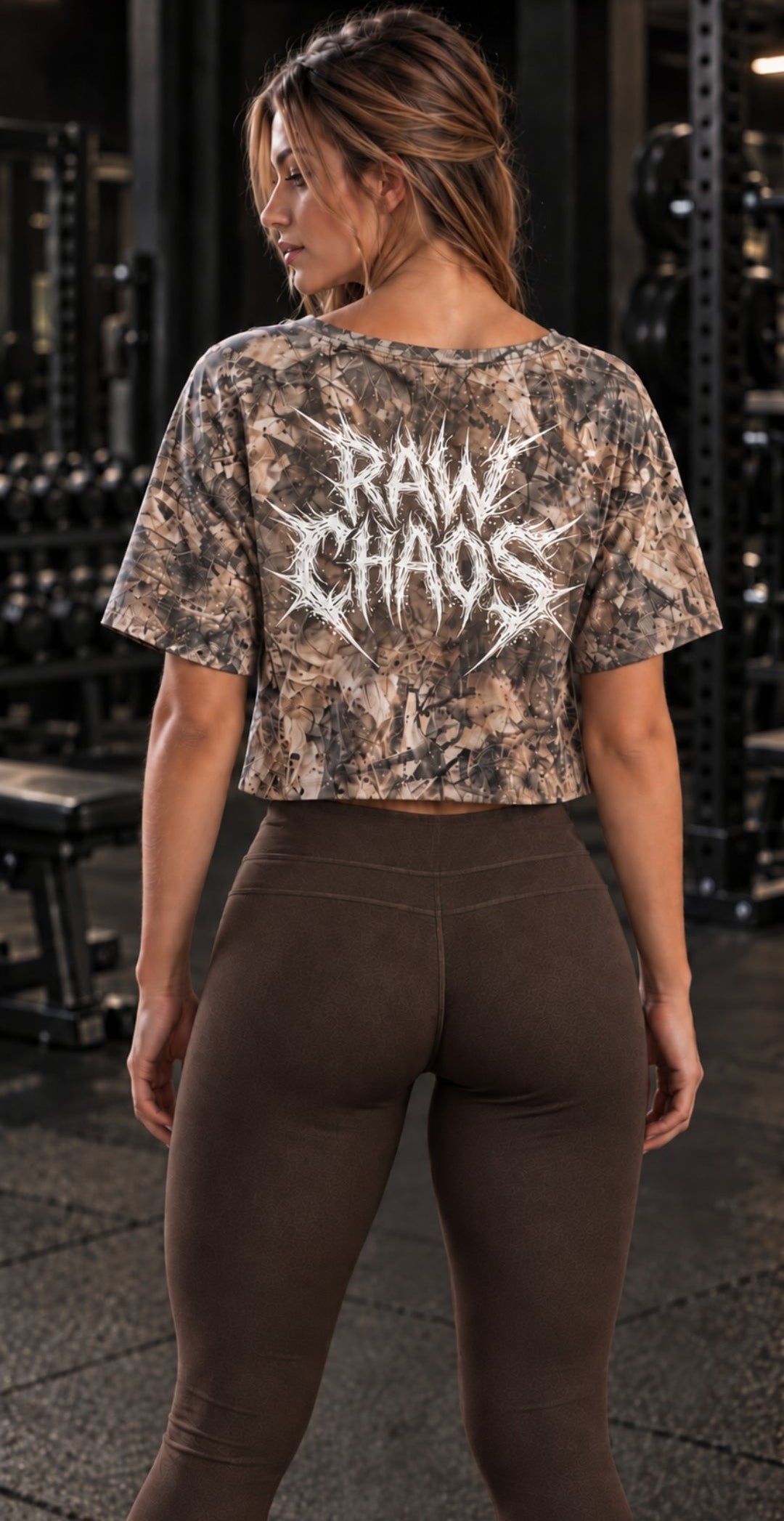Womens camo crop top! Cloud of thorns logo!